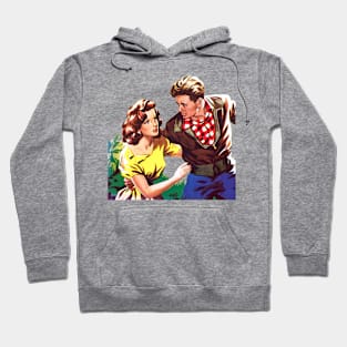 Adventurous Couples Love Romance Retro Broken Vows Vintage Comic Hoodie